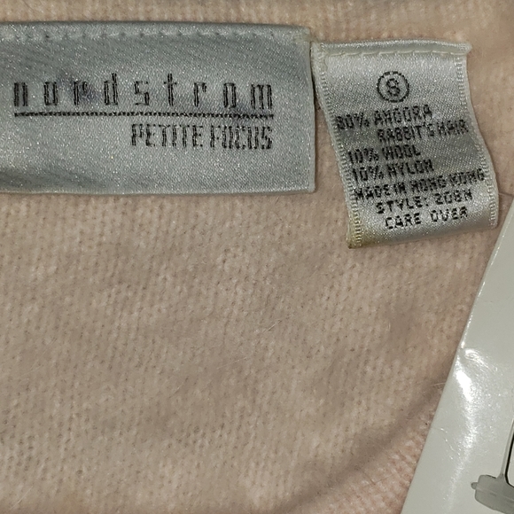 Nordstrom Angora Rabbit Fur Beaded Sequin Sweater - Picture 7 of 9